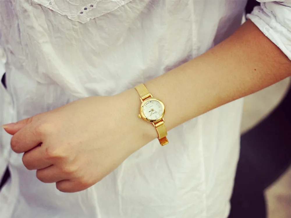 

Fashion Simple Design Women Quartz Small Watch Ladies Casual Wristwatch Stainless Steel Band Strap Small Watches zegarki damskie