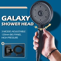 Galaxy Shower Head Mode Adjustable with Self-cleaning Nozzles Rainfall Shower Sets with Hose and Holder Bathroom Accessories