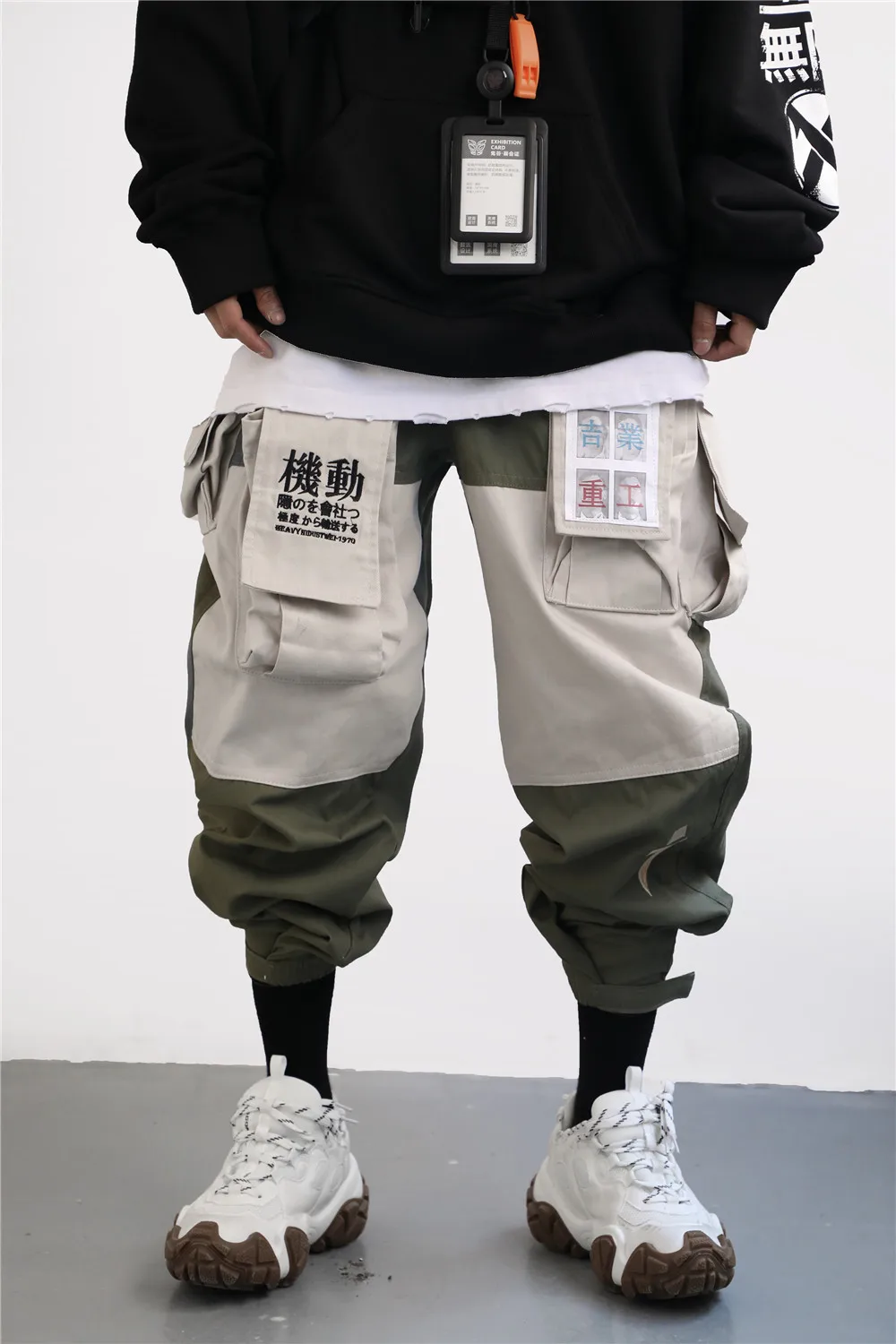 Брюки-карго мужские Techwear с несколькими карманами Японская уличная одежда |