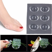 soft girls pu silicone shoe insert wear resistant transparent heel sticker corn pad feet care