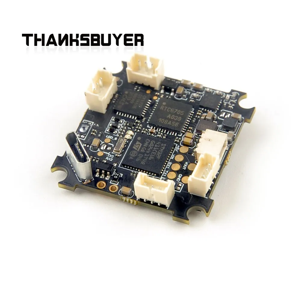 

Happymodel ELRSF4 2G4 AIO 5-In-1 Flight Control Built-in SPI 2.4GHz ELRS Drone Receiver Kit