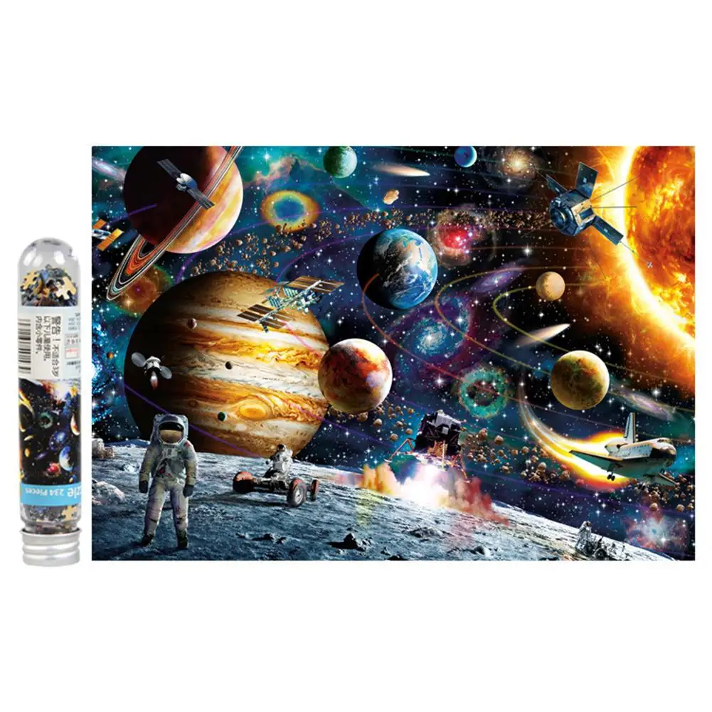 234pcs Landscape Pattern Jigsaw Puzzles Starry Sky Cardboard Puzzle Toy Children DIY Educational Toys Kids Gift | Игрушки и хобби