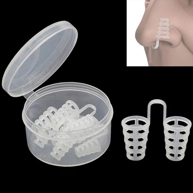 

4/8PCS Snoring Solution Anti Snoring Devices Snore Stopper Nose Vents Dilators Sleeping Aid Breathing Apnea Guard Anti Ronco