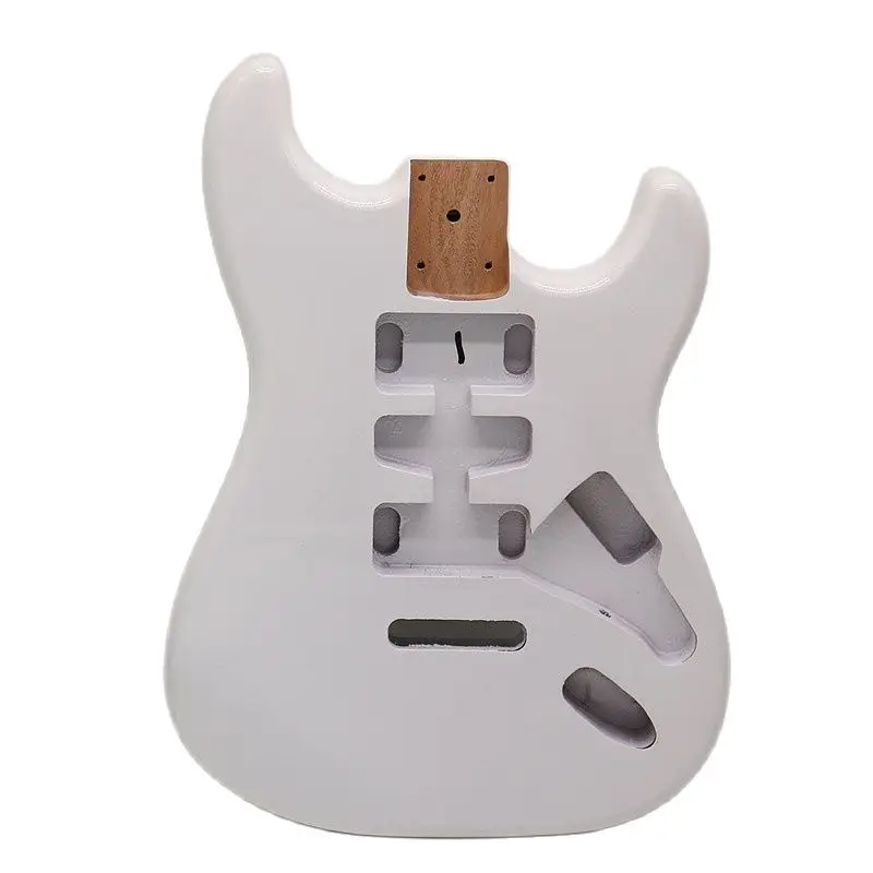 

Корпус гитары из тополя, белого цвета, аксессуар для гитары с глянцевым покрытием, ширина кармана 5,7 см