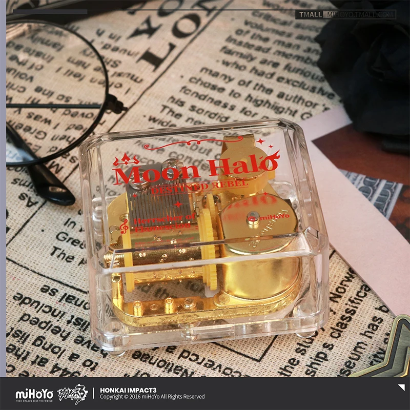 Аниме Honkai Impact 3 киана каслана Луна ореол музыкальная шкатулка игрушка