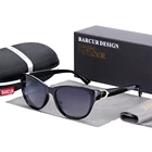 BARCUR TR90 женские солнцезащитные очки градиентные UV400 Солнцезащитные очки кошачий глаз поляризационные
