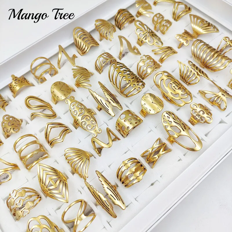 кольцо женское мужское бижутерия для женщин 2021 20 шт. / Шт. Из нержавеющей стали