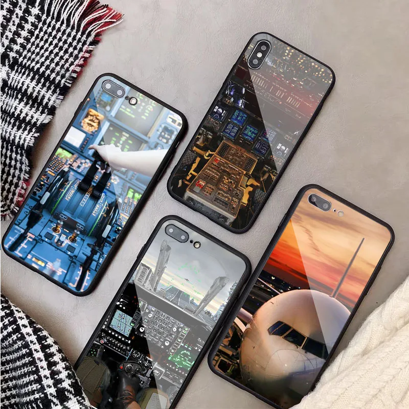 Чехол из закаленного стекла для iphone 12 11 Pro Max 5 6 7 8 X XS XR XSMax | Мобильные телефоны и