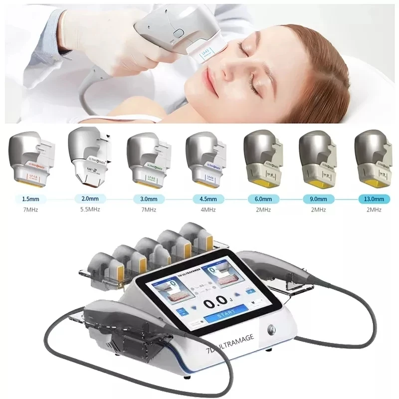 

2021 The latest portable V Max 7D firming/3D 4D Korean face lifting 7 ink cartridges 7D beauty machine
