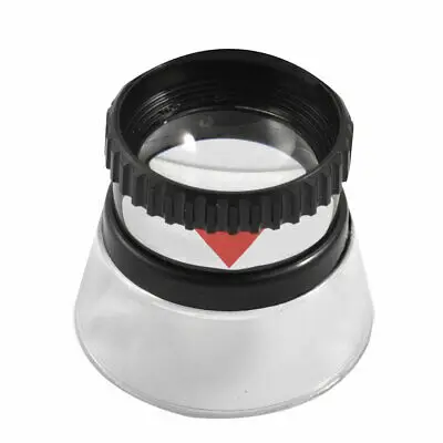 Ювелирные штампы сборщик Лупа черный прозрачный пластик 4X | Канцтовары для офиса