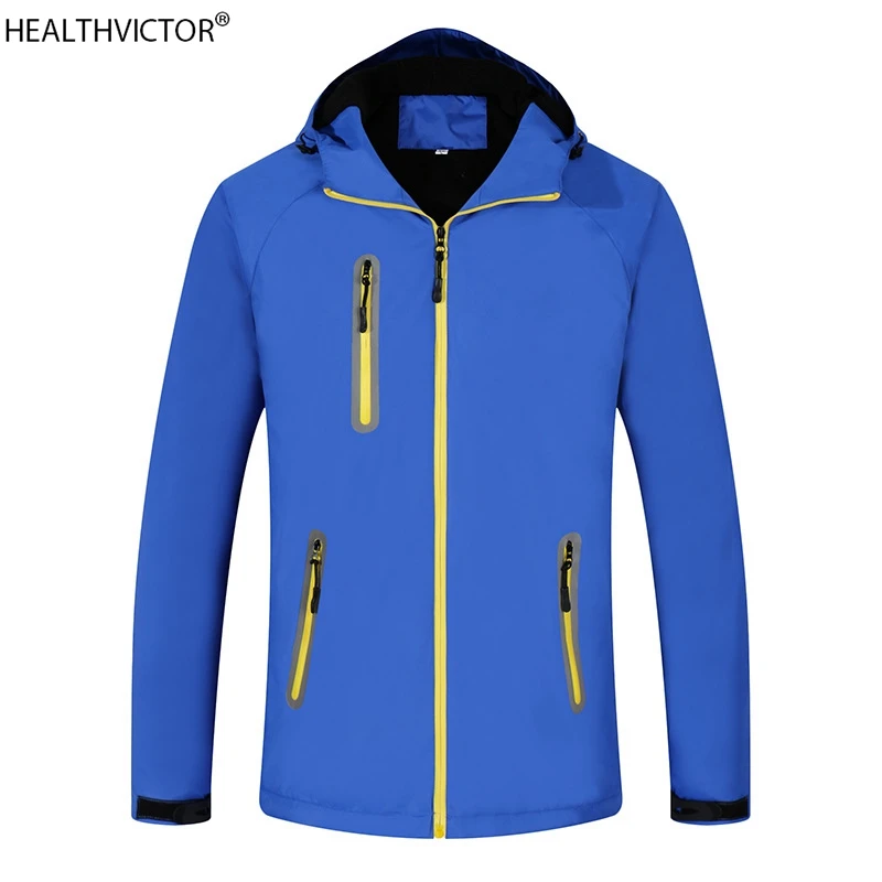 Ветровка мужская зимняя на флисе водонепроницаемая светоотражающая с капюшоном