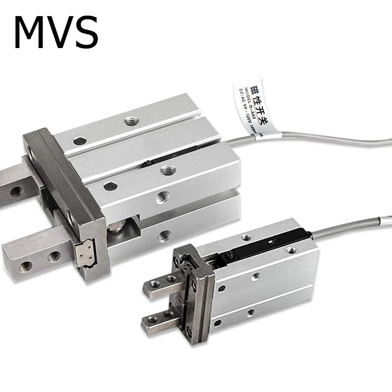 MVS MHZ2 пневматический параллельный захват двойного действия цилиндрические
