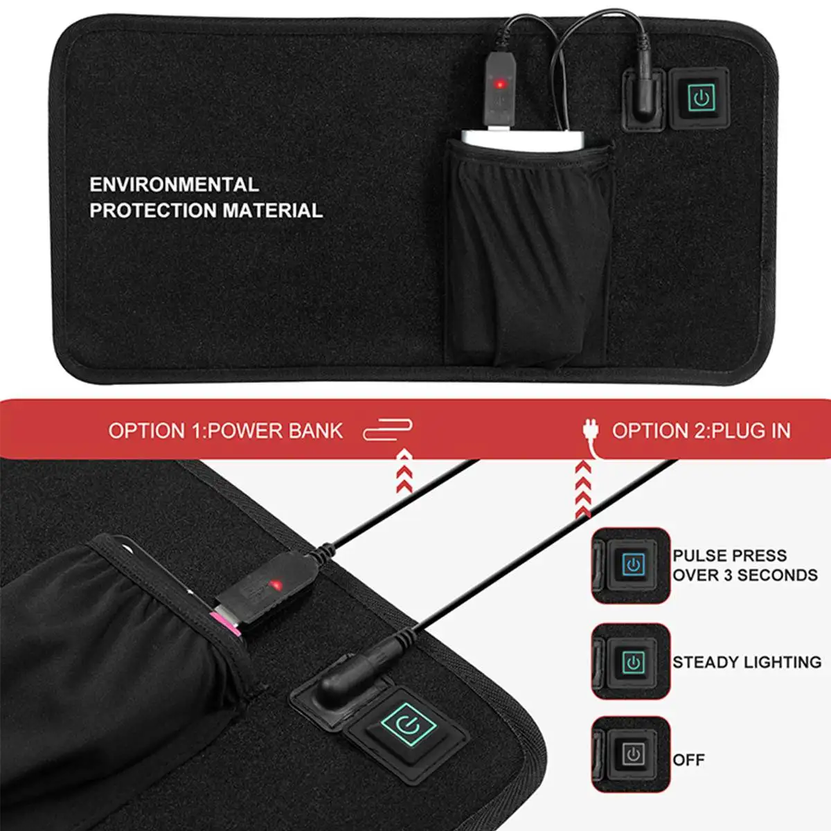 25w 660nm 880nm led red light therapy near infrared light therapy devices large pads wearable wrap for pain relief at home free global shipping