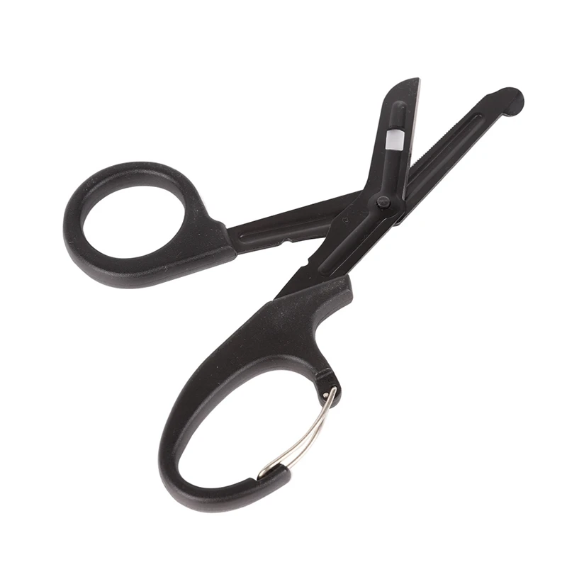 Открытый аварийно спасательных ножницы для выживания с мелкими зубьями карабин