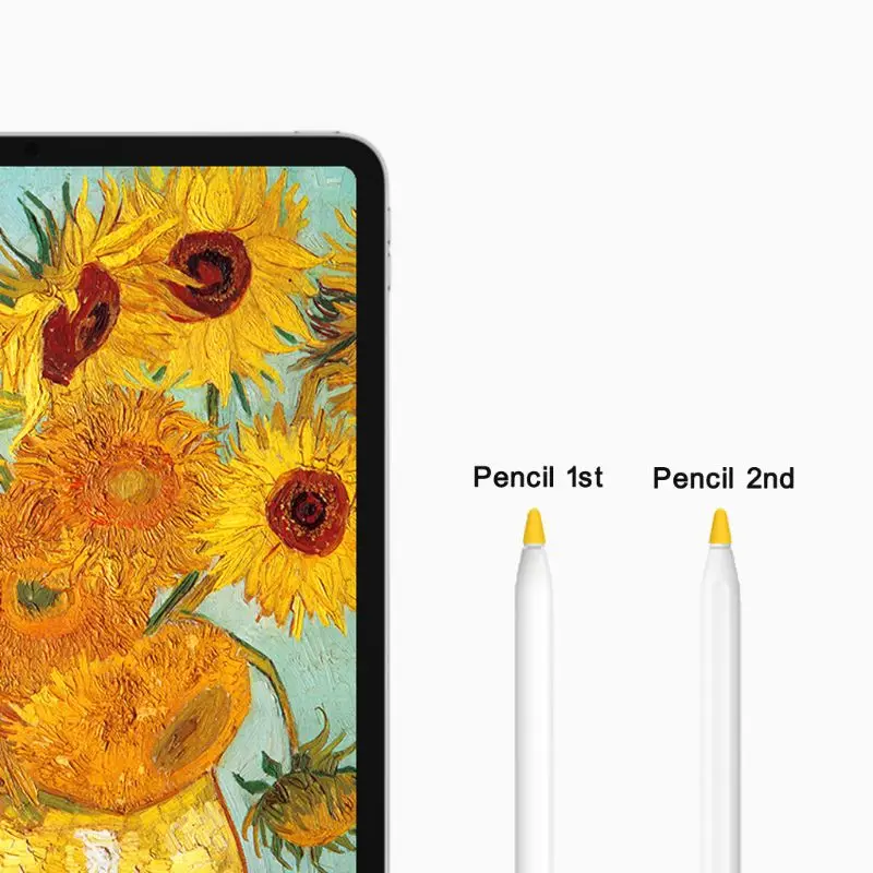 

Силиконовый сменный защитный наконечник, чехол для наконечника для Apple ipad Pencil, 1-й, 2-й стилус ручка для тачскрина, 8 шт.