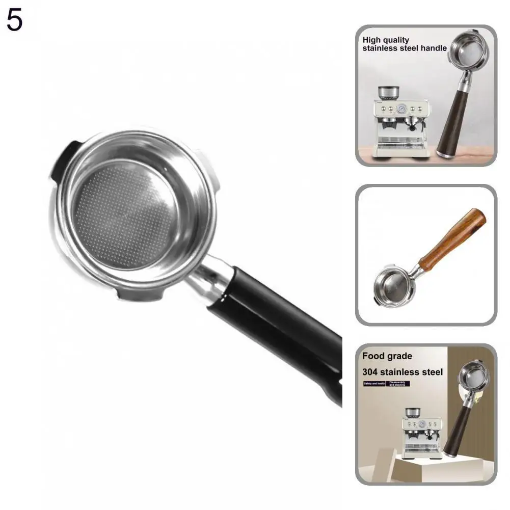 

Ultra-fine Mesh 58mm Ultra-fine Mesh Espresso Portafilter with Wooden Handle for Calphalon Temp IQ