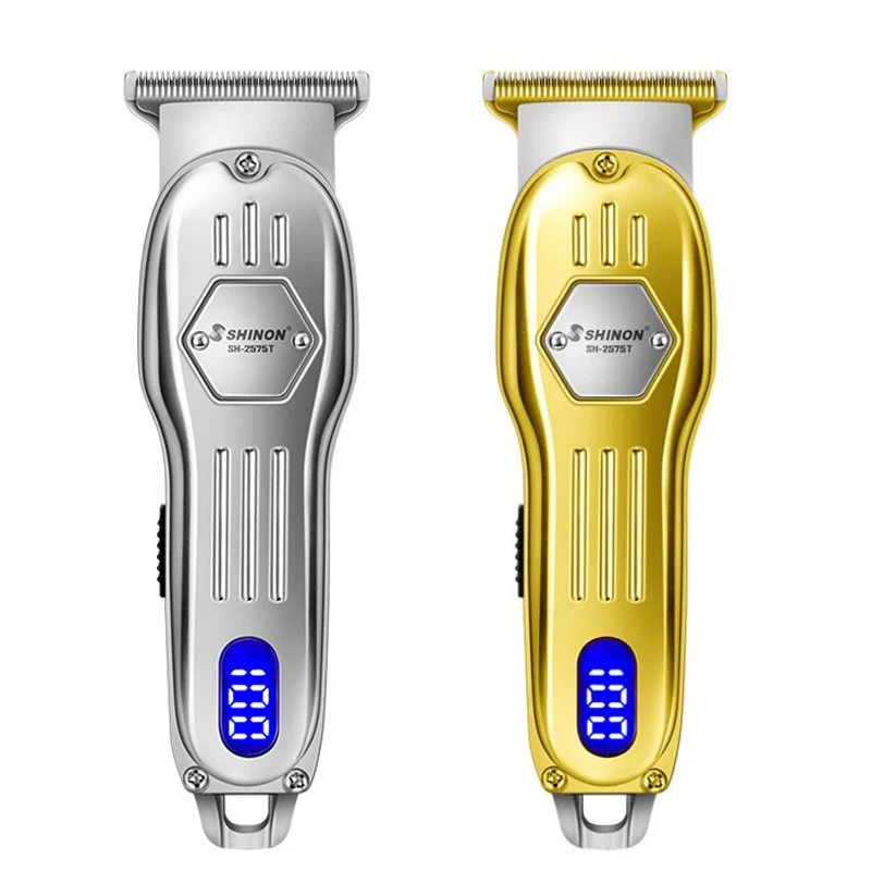 Машинка для стрижки волос Мужская металлическая беспроводная перезаряжаемая |