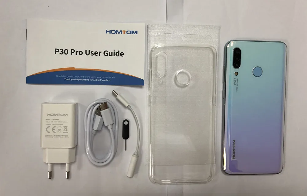Глобальная версия HOMTOM P30 pro MT6763 Восьмиядерный 4 Гб 64 Гб Смартфон 6,41 дюймов Android 9,0 задняя 13 МП Тройная камера мобильный телефон