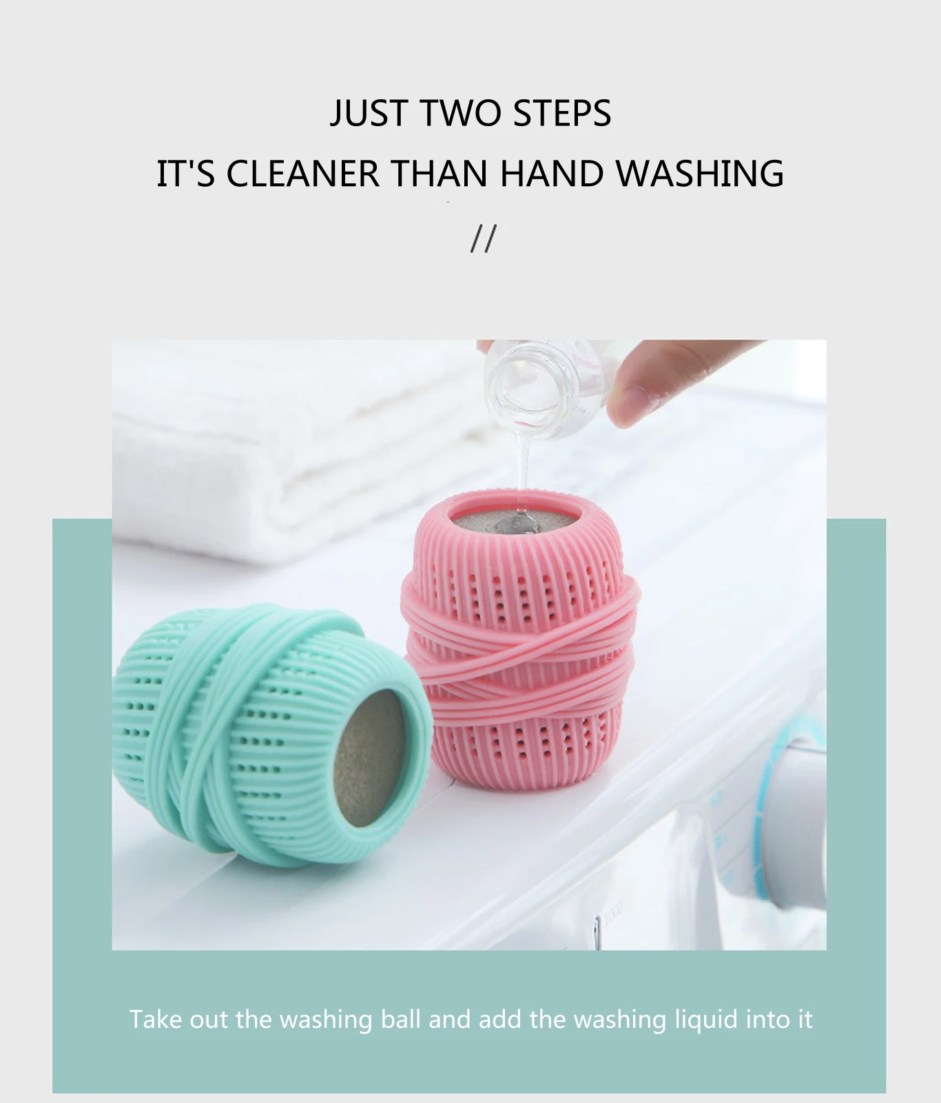 

High Quality Fashion Laundry Ball Anti-knot Reduce Entanglement Magic Decontamination No Hand Wash Tool