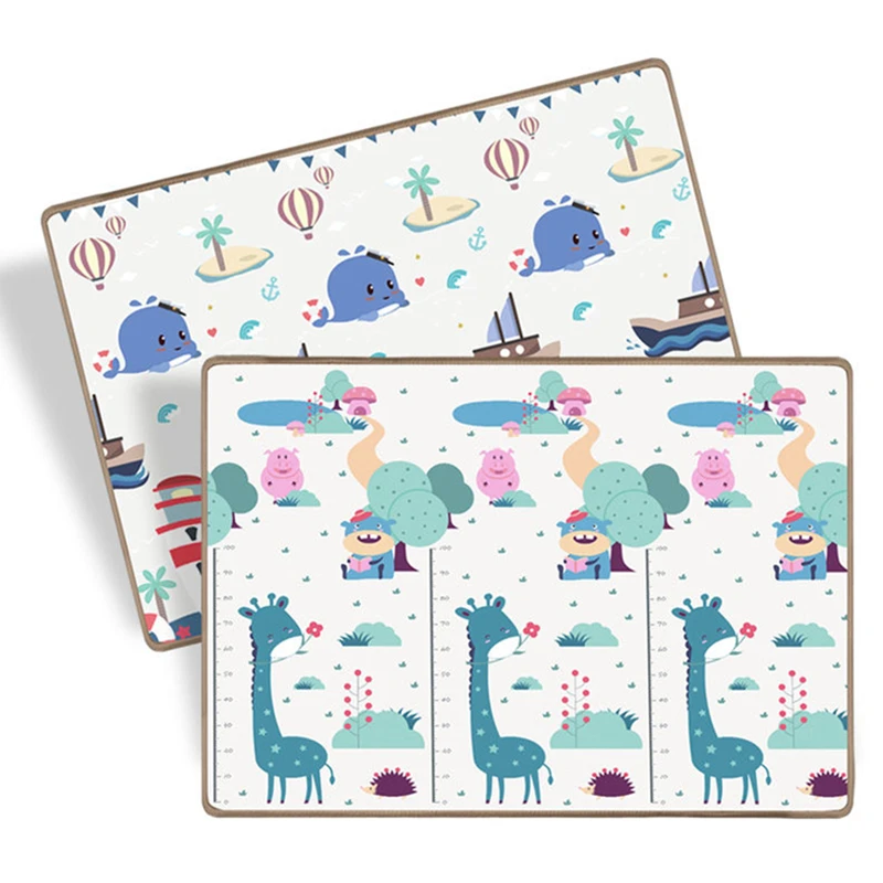 200 см by180CM экологически чистый толстый детский коврик для ползания складной