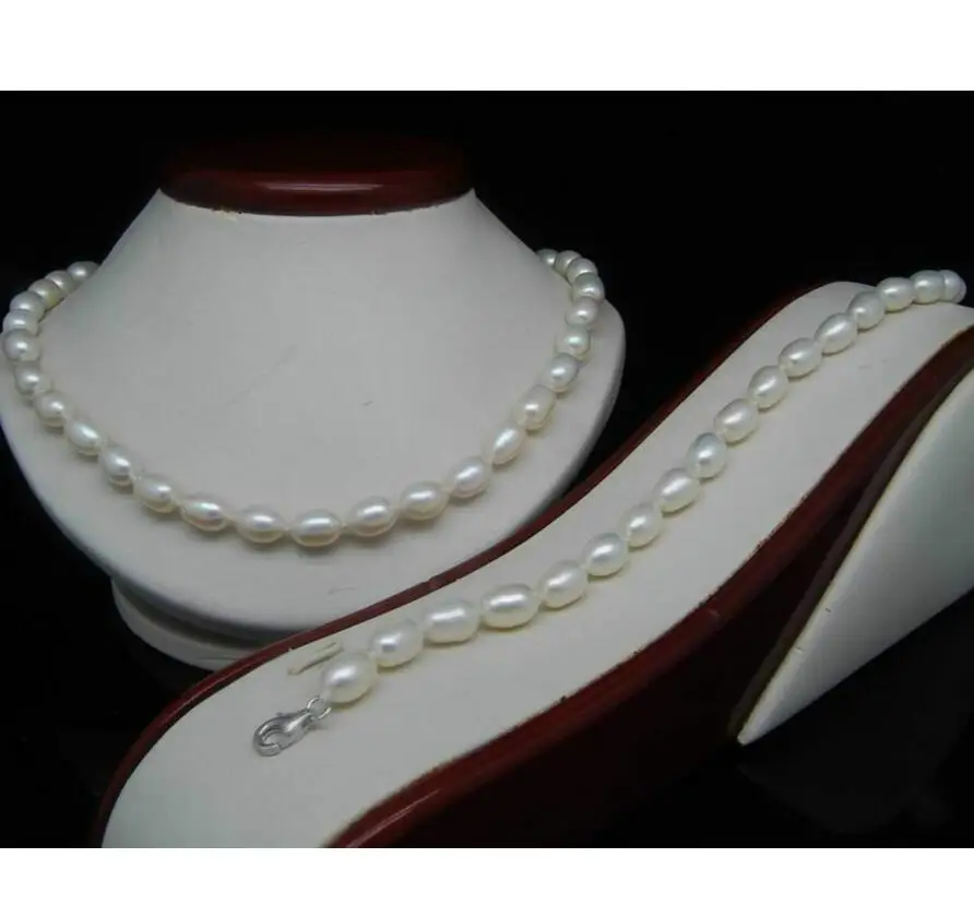 Модные украшения бесплатная доставка 8-9 мм белое культивированное жемчужное