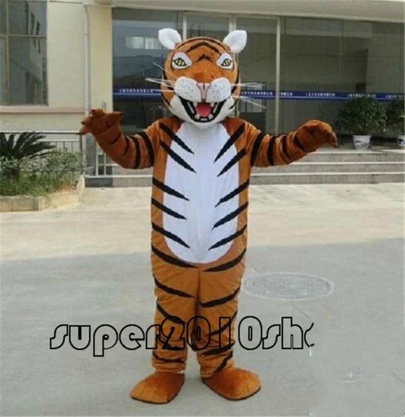 Популярный костюм талисмана животного тигра 2019 для косплея болельщиков взрослых