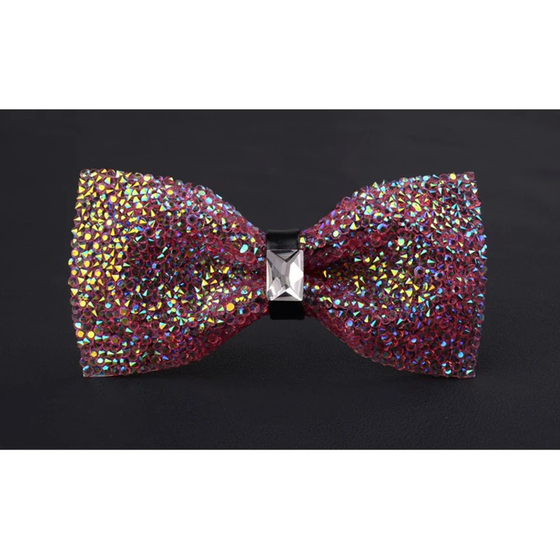 

Diamond Men Bow Tie Luxury Korean Fashion Gentleman Mens Neckties Wedding Party Nightclub Bridegroom Gift for Men Accessories
