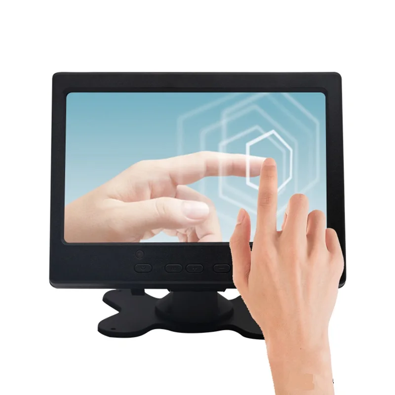1024x600 with touch 7 дюймов ips lcd емкостный сенсорный экран монитор для Raspberry Pi с HDMI+ VGA+ AV интерфейс автомобильный резервный обратный дисплей модуль - Цвет: 1024x600 with touch