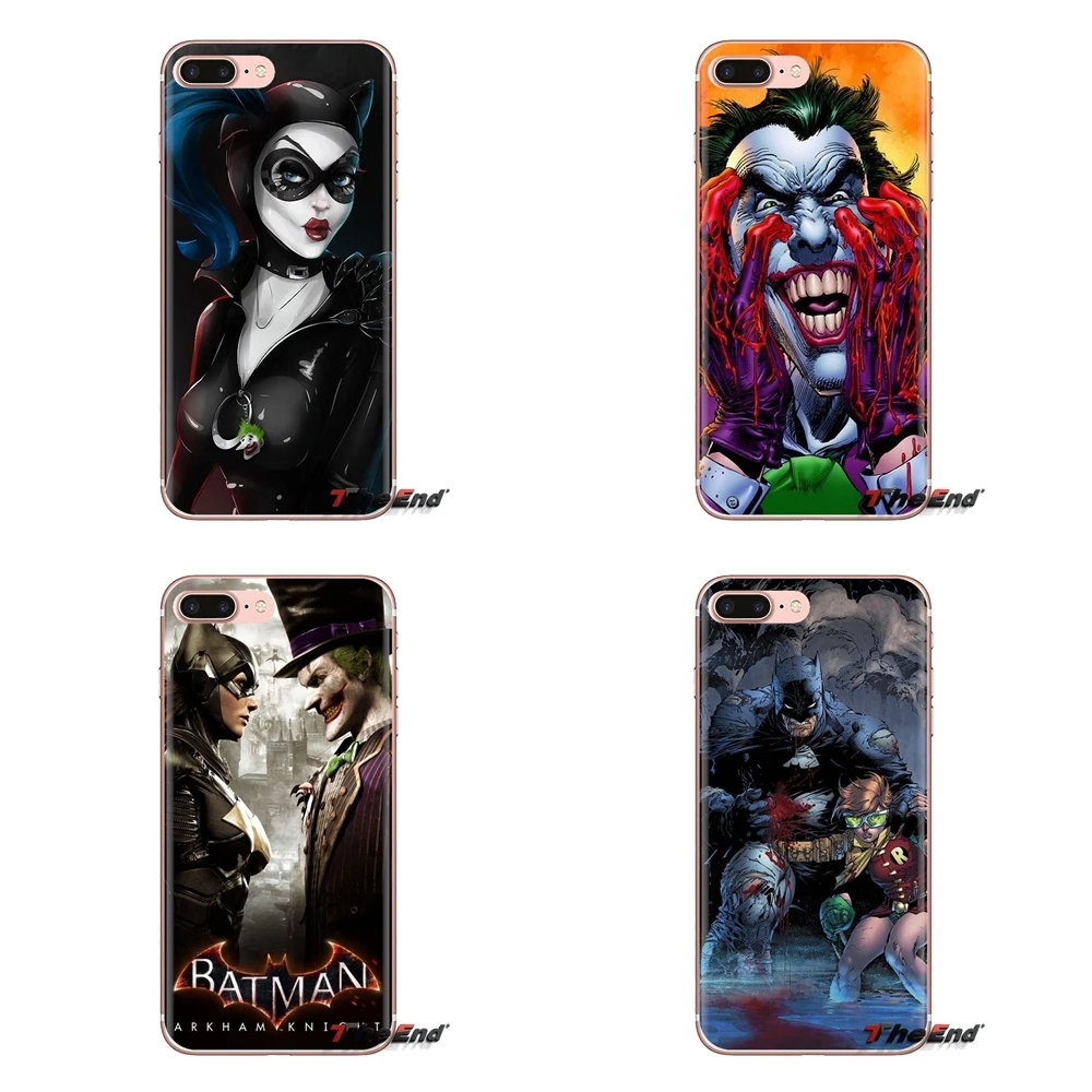 Женский клоун Джокер Темный рыцарь мягкие прозрачные чехлы для Samsung Galaxy A3 A5 A7 A9 A8