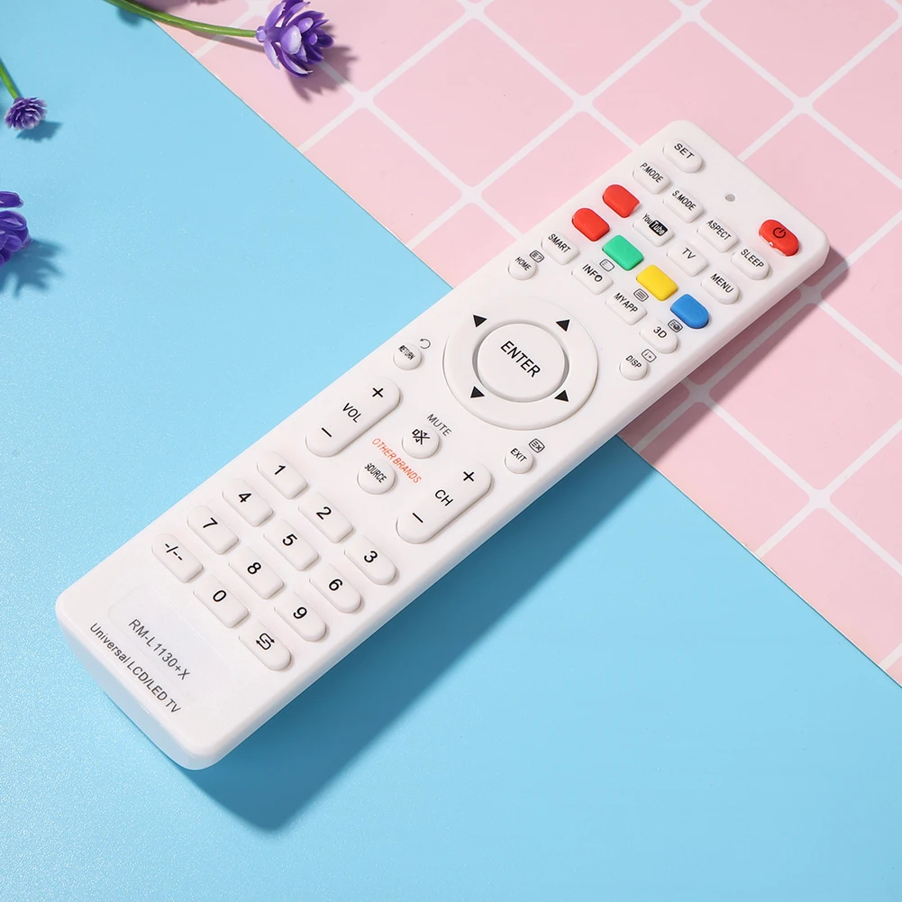 

Remote Control Replacement Ergonomic Design Remote Control for RM-L1130+X RM-L113+12 Television TV Controller