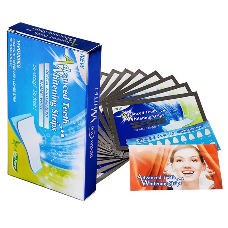 

360 Degree Advanced Teeth Whitening Strips Dental Whitening Kit Enamelteeth whitening strips