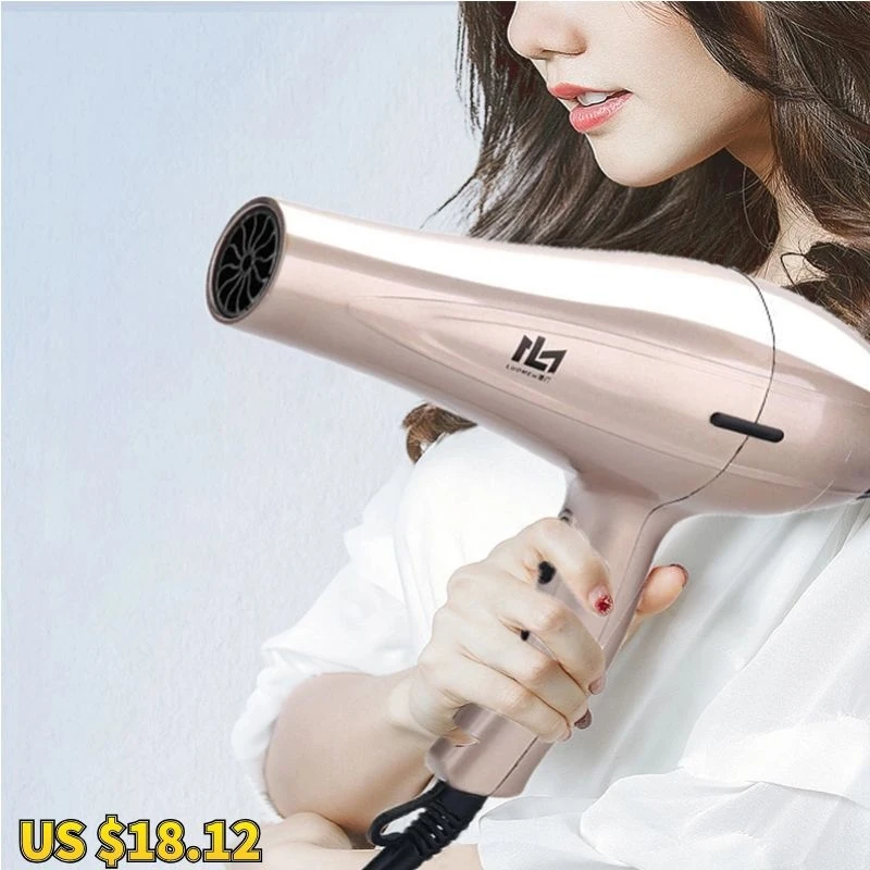 Профессиональный Фен для сушки волос 2000 Вт сильный ветер 2 в 1 сушкой горячий и