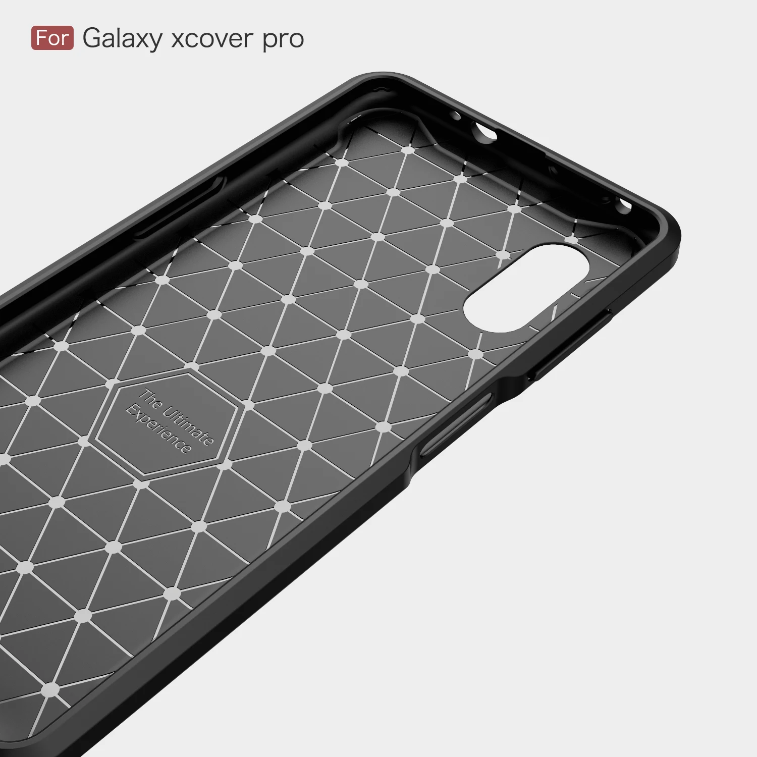 Новый чехол для телефона из углеродного волокна Samsung Galaxy Xcover Pro противоударный