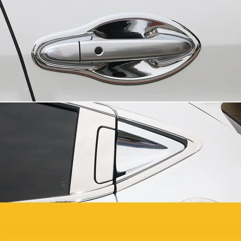 Автомобильная автомобильная хромированная оконная дверная ручка крышка