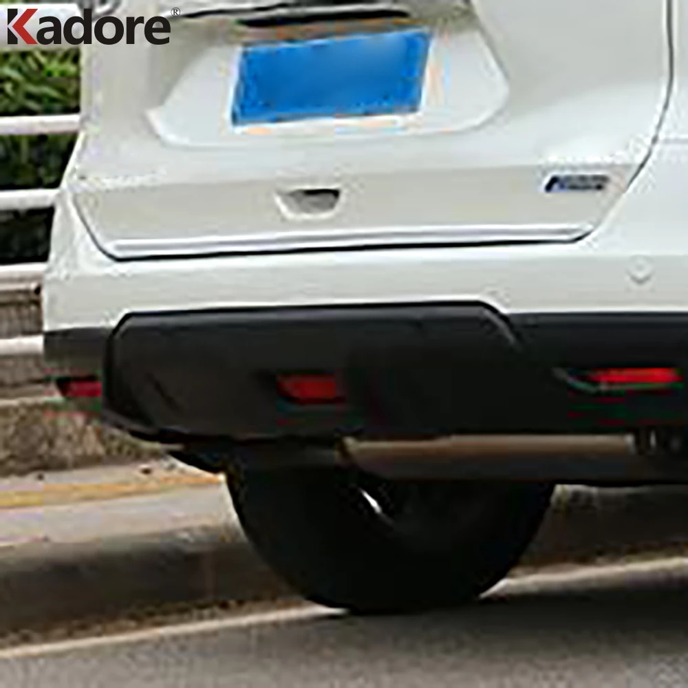 Крышка багажника из нержавеющей стали для Nissan X Trail Rogue 2014 2019 2020 отделка