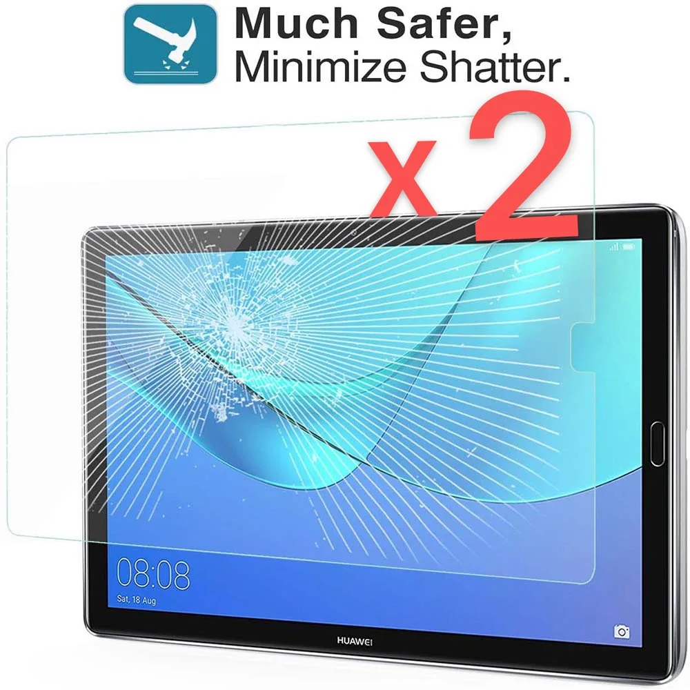 

2Pcs Tablet Tempered Glass Screen Protector Cover for Huawei MediaPad M5 10.8 Inch Full Coverage Screen