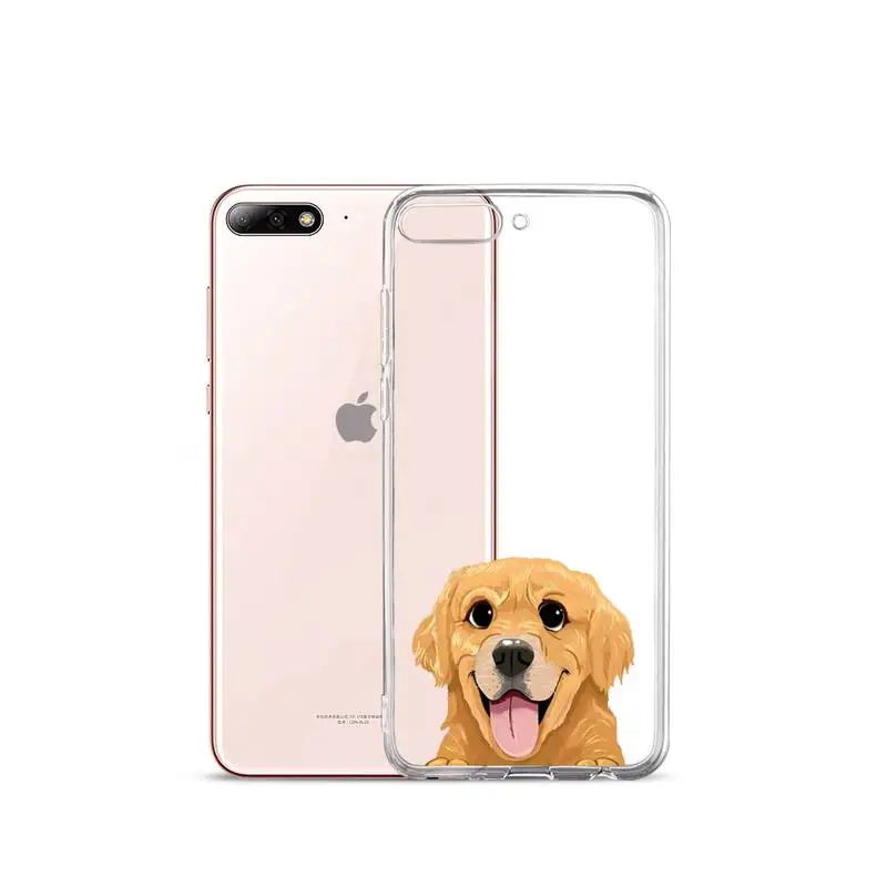 

CARTOON Pug Dog French Bulldog animal Phone Case Transparent for iPhone 11 12 mini pro XS MAX 7 8 6 6S Plus X 5S SE 2020 XR