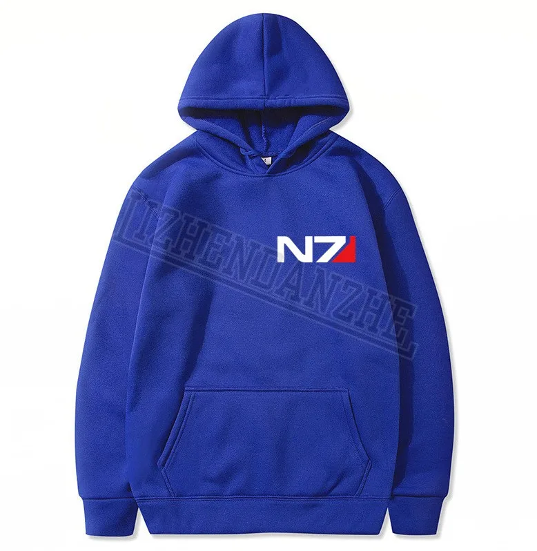 N7 Mass Effect 3 толстовки мужские системы Военный танк эмблема игра толстовка мужская