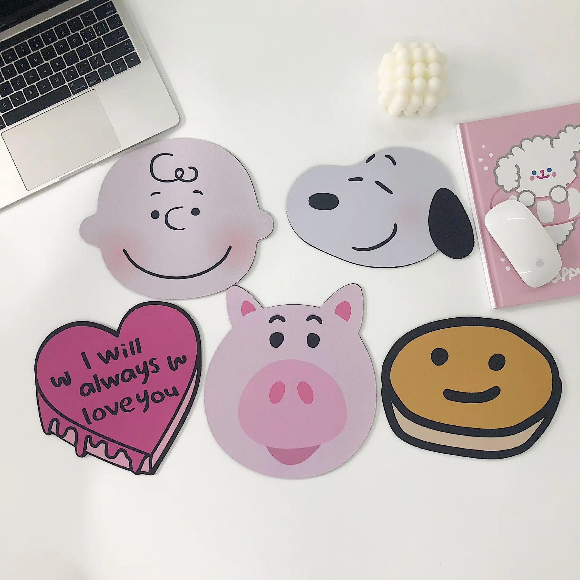 Peanuts Rogue Dog мультфильм kawaii коврик для мыши ПВХ Ультра мягкий натуральный каучук