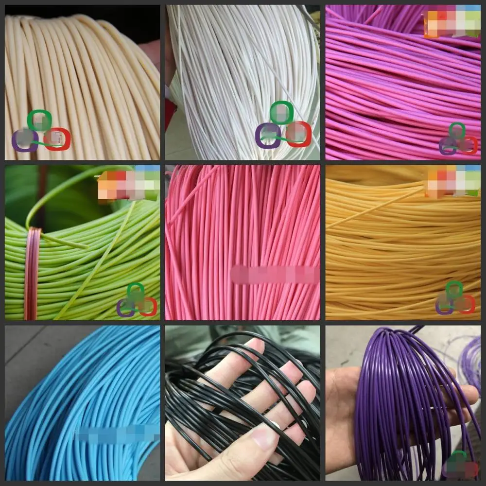 

500G 70M 2.5MM diameter imitation round synthetic rattan weaving material plastic rattan for knit and repair chair basket etc