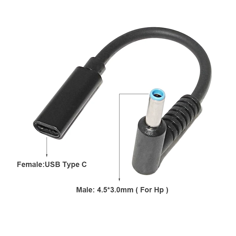USB Type C адаптер питания для ноутбука Hp Elitebook Folio 1040 G1 Probook 430 G3 450 470 | Компьютеры и офис
