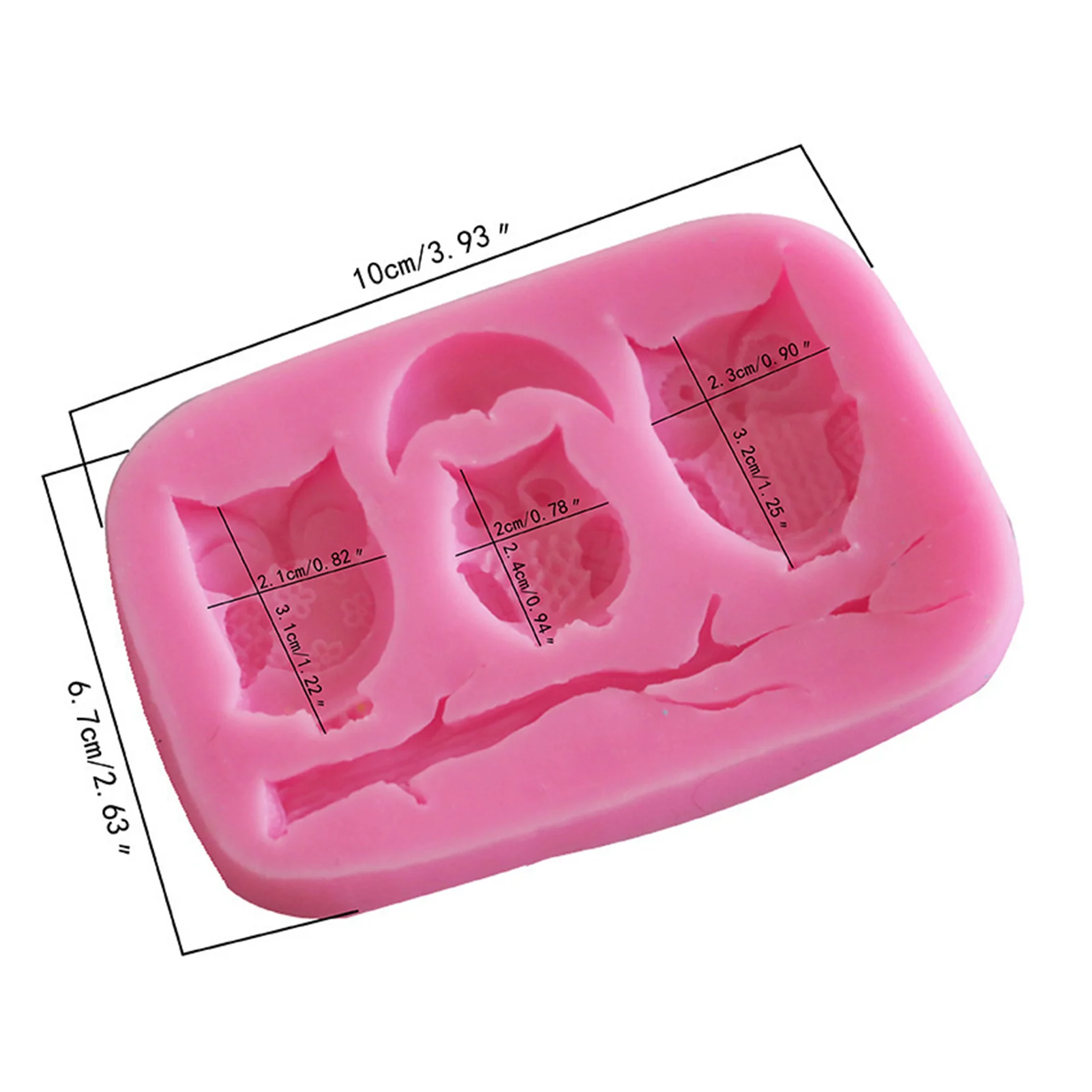 

Owl Silicone Mold Chocolate Cake Mold Sugar Candy Making Mould Fondant Cake Decorating Tool Handmade Soap Clay Mold