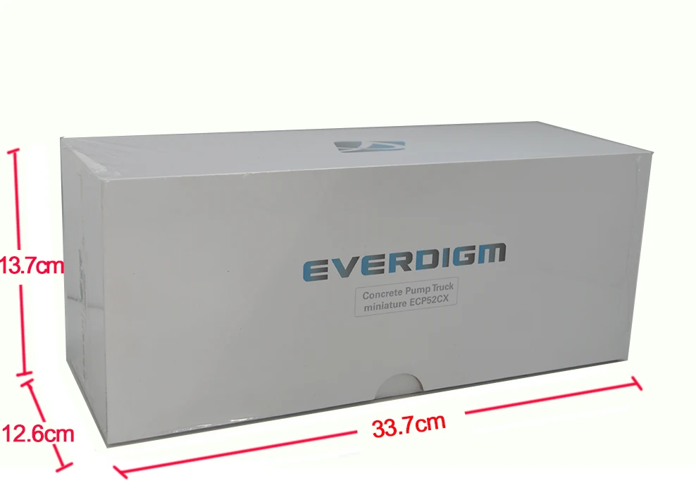 1:50 Масштаб Строительная модель Корея EVERDIGM бетононасос грузовик высокое качество