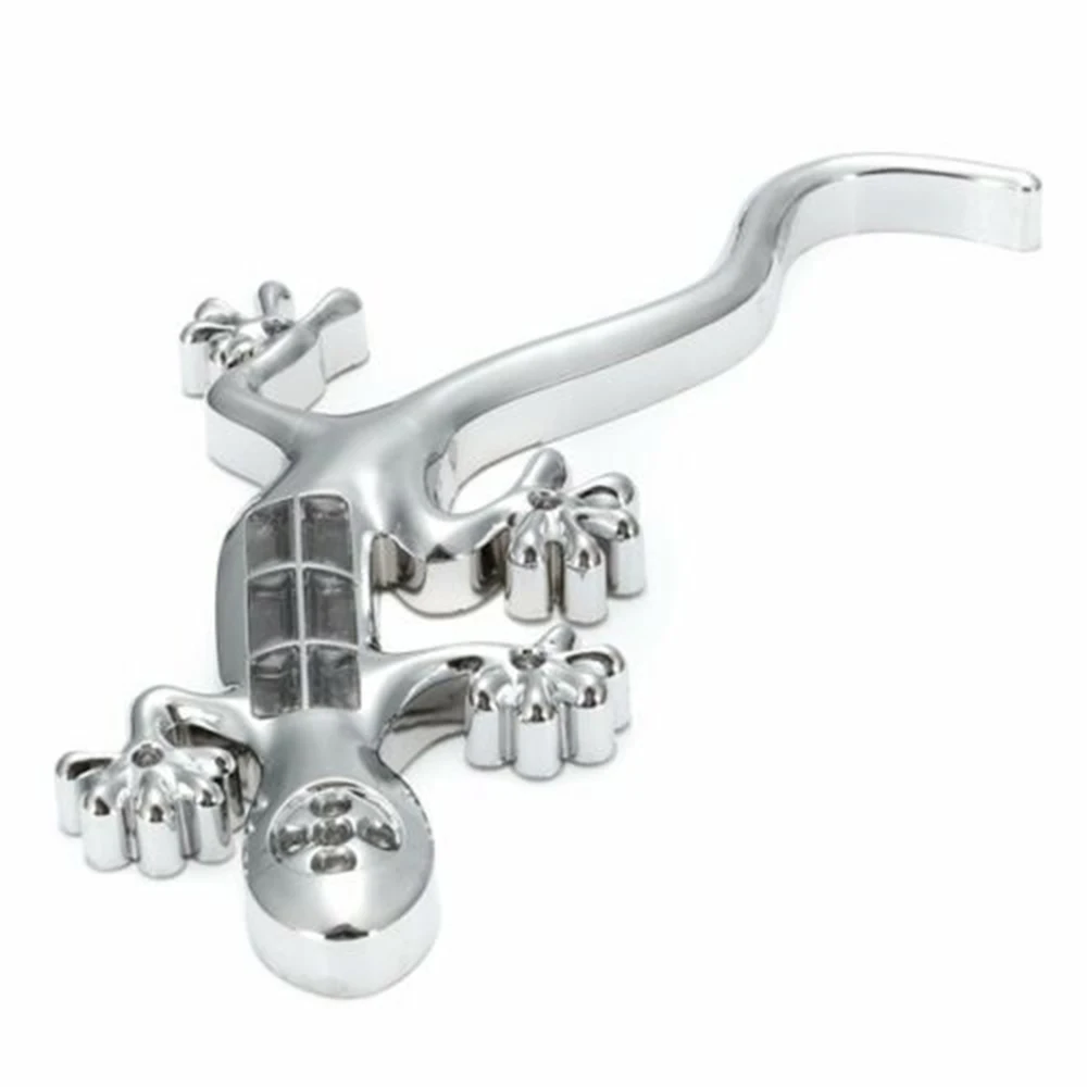 

19X17CM 3D Wall Gecko Solar ABS Animal Shape 8 LEDs Warning Strobe Flashing Decoration Light Car Sticker Decal