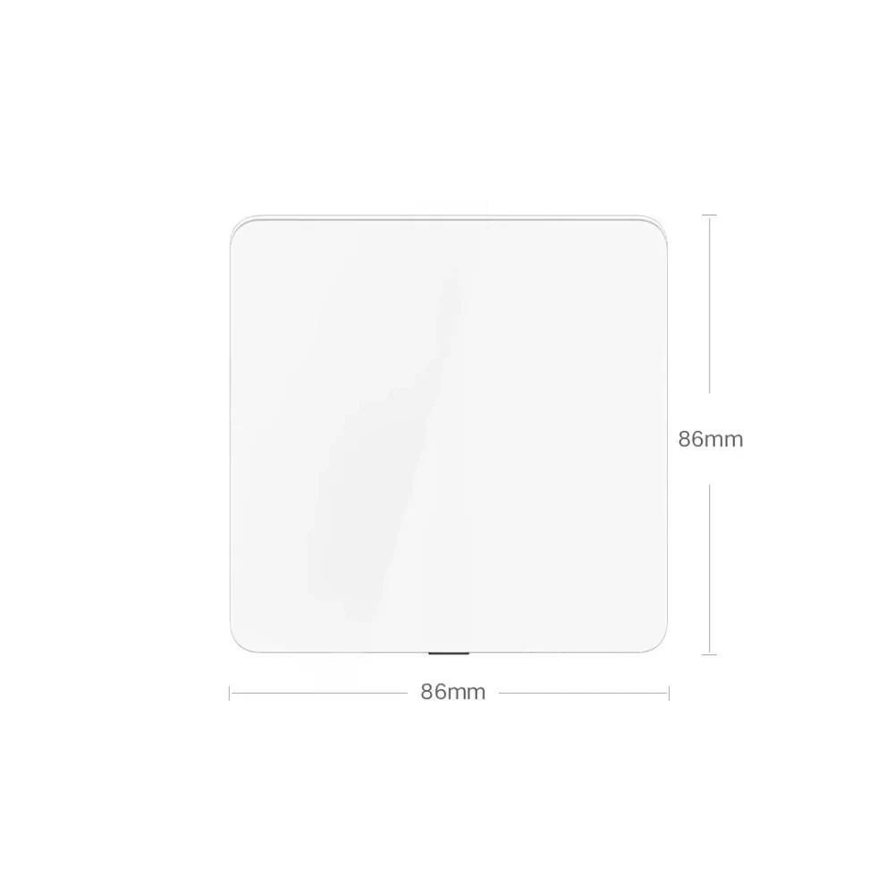 Оригинальный Mijia настенный выключатель одна кнопка открытый двойной