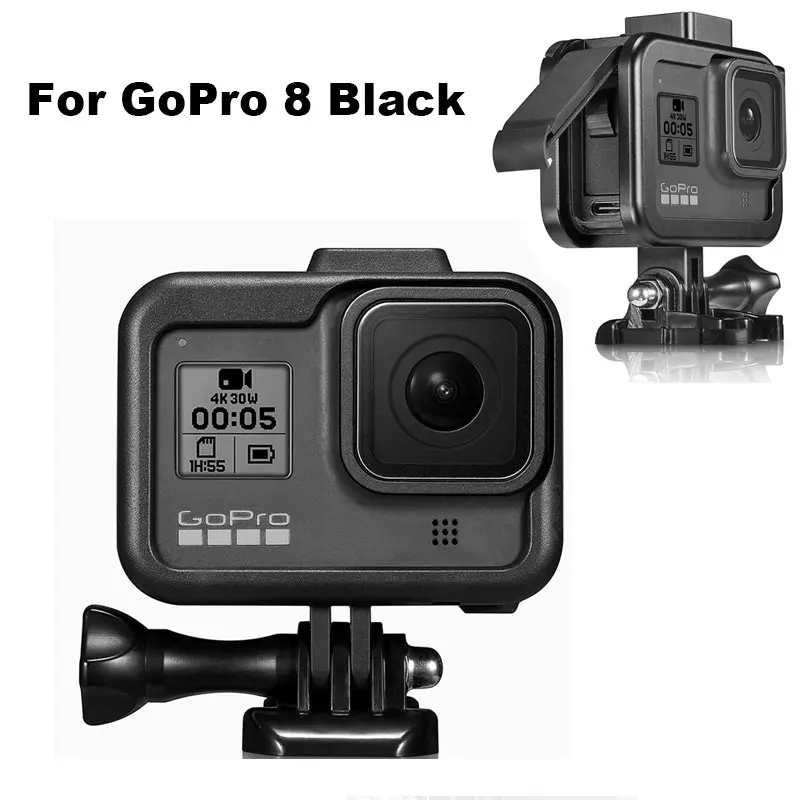 

Aluminum Alloy Mount Housing Protective Border Frame Case for GoPro Hero 8 Black Action Camera Go Pro 8 Accessories