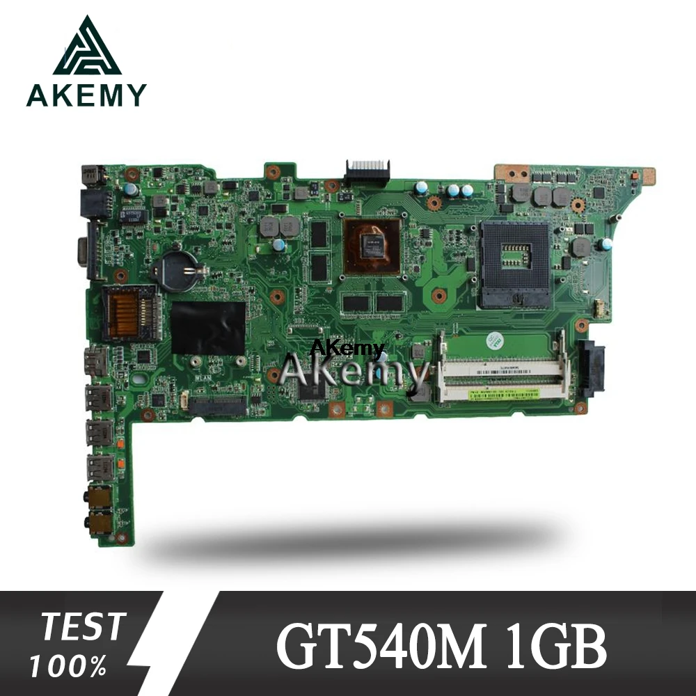 Akemy K73SV K73SD материнская плата для ноутбука ASUS K73SD K73S K73SV K73SJ Тесты оригинальная материнская плата HM65 GT540M 1 Гб