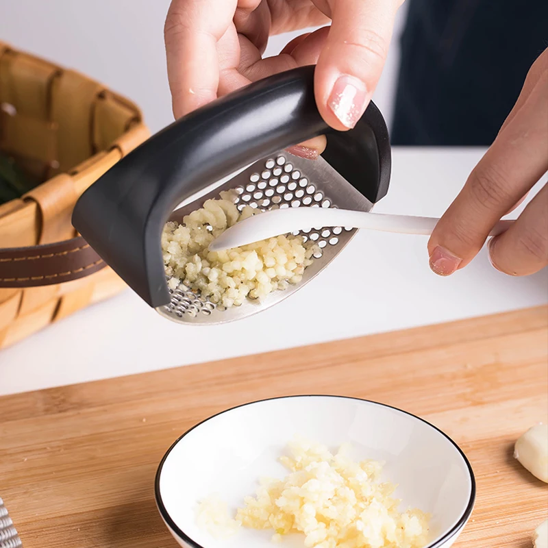 1 шт. Нержавеющая сталь чеснок прессы ручной чесночница измельчения чеснока