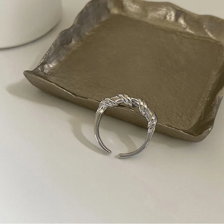 

Fashion Metallic Twist Rings For Women 2020 New Trends Jewelry Adjustable Open Ring