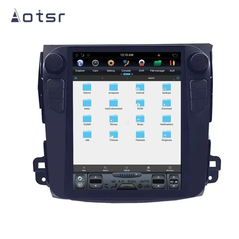 Автомобильный GPS-навигатор в стиле Tesla Android 9 0 4 Гб ОЗУ для Mitsubishi Outlander 2006-11 |